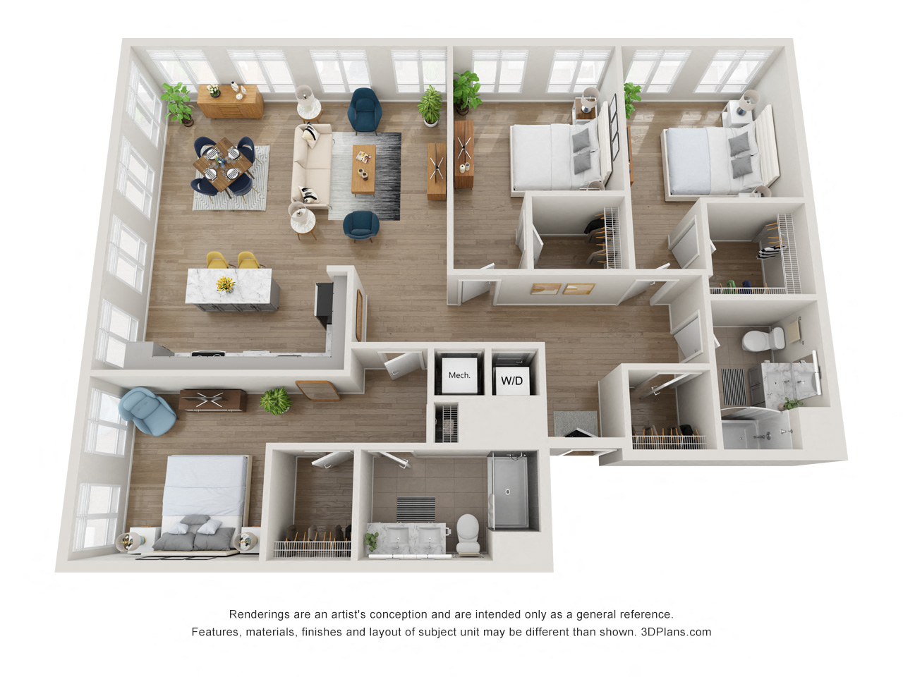 5000 Libbie Mill East Boulevard Studio-3 Beds Apartment for Rent - Photo Gallery 36